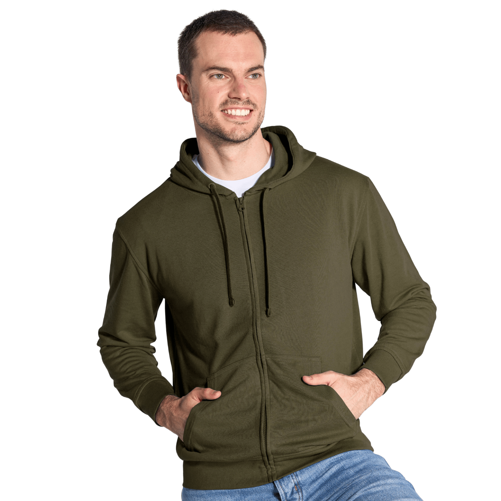 Sweat capuche zippé-JHK UNISEXE